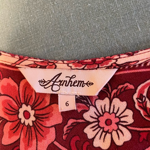 Arnhem Esmee Blouse in Ruby - Picture 5 of 7